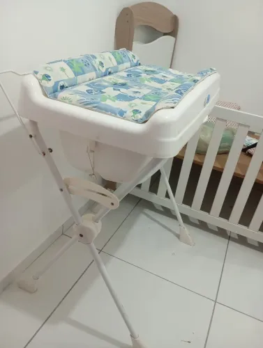 Banheira com trocador