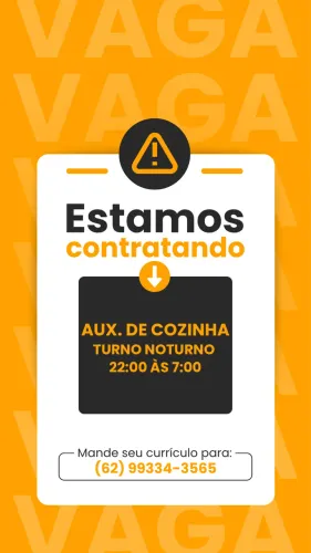 AUX. DE COZINHA MADRUGADA