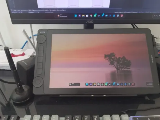 MESA DIGITALIZADORA COM TELA HUIN KANVAS 13 GEN 3
