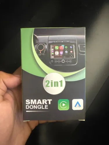 Adaptador CarPlay sem fio para IOS e Android, conecte via Bluetooth