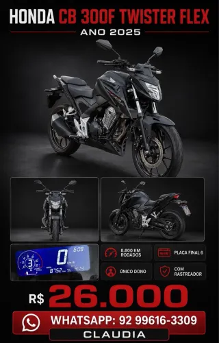 Honda CB 300F 2025 Super Conservada