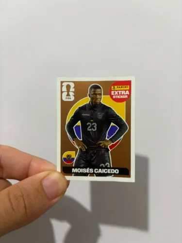 Figurinha Legend - Caicedo Extra Sticker Bronze - Panini - Copa do Mundo 2026