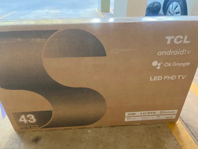 Tv led 43 polegadas TCL Android zera Lacrada garantia fábrica