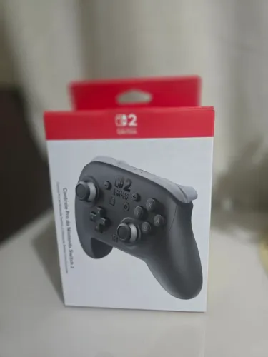 Pro controle 2 Nintendo switch 2 aceito cartão e trocas 