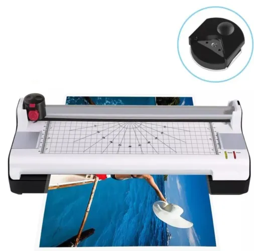 Máquina plastificadora e reguladora 3 cortes