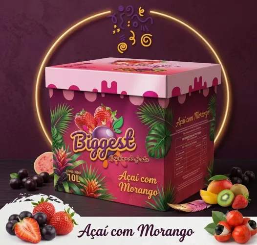 Caixa de açaí para revenda