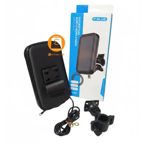 A Prova d'água Impermeável Suporte Celular com Carregador USB para MOTO