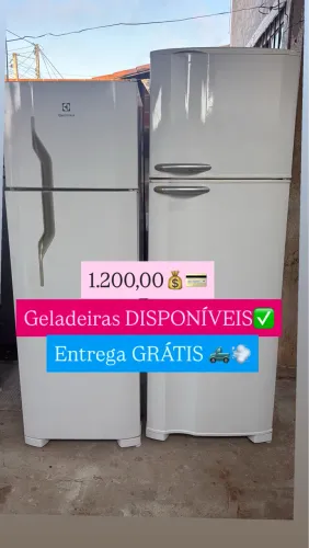 Geladeiras disponíveis