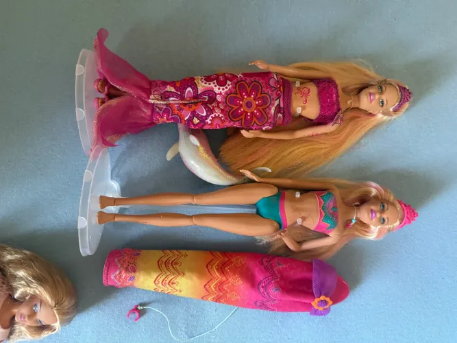Lote barbie vida de sereia