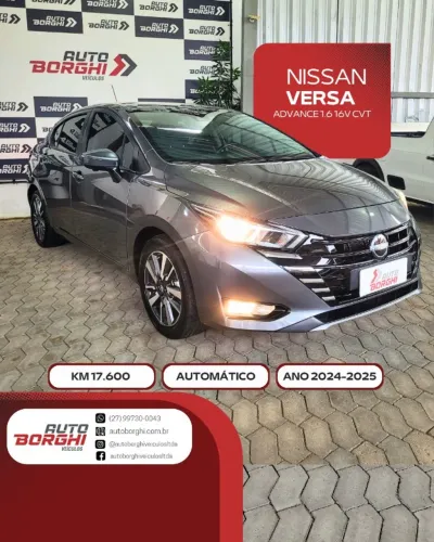 Nissan Versa Advance 1.6 16V Flex AUT 2025