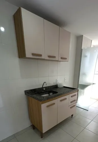 Armário gabinete com gaveteiro e aéreos cozinha