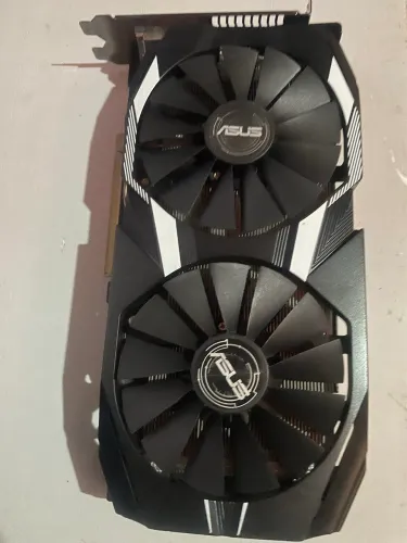 Placa de vídeo RX580 asus com defeito