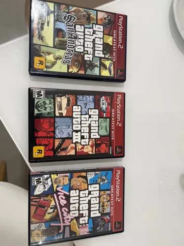 Ps2 gta SAN andreas , gta 3 , gta vice city
