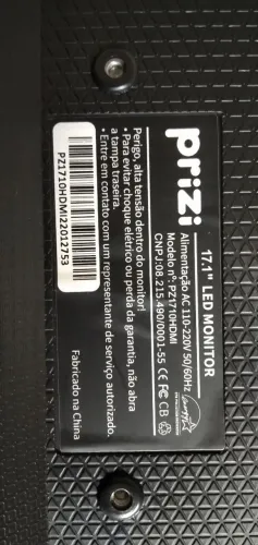 Monitor LED 17" C/HDMI