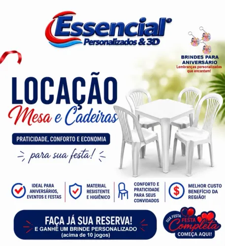 Aluguel de jogo de Mesa