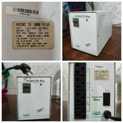 Estabilizador TS Shara Micro TS Home 1000 VA - Funcionando