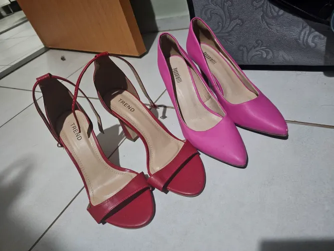 Sapatos salto alto tamanho 37 em perfeito estado