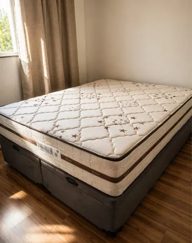 Cama Box Baú Queen Dangelis Alto Padrão NOVO