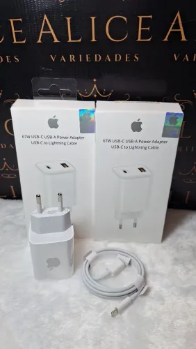 Carregador de iPhone C lightning 67w