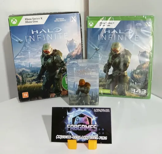 Jogo Xbox one HALO infinite, novo lacrado. Aqui na LOJA FABGAMES