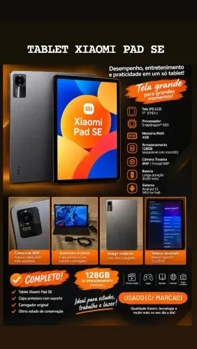 TABLET XIOAMI PAD SE USADO 128Gb