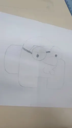 DESENHO MAGNÍFICO DO PINTO GRIFFT AMONGUS 