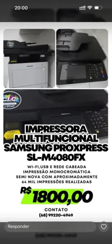 Impressora Samsung SL - M4080FX