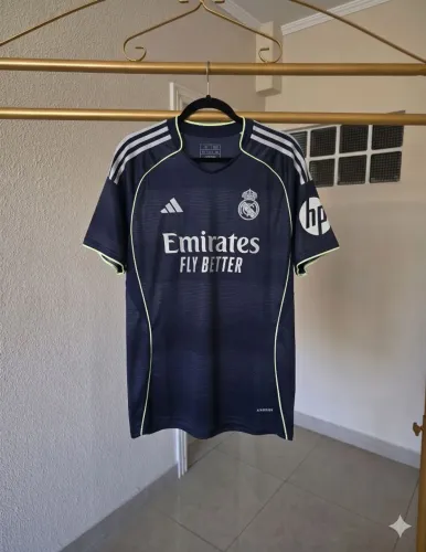 Camisa Real Madrid Away (Preto/Azul Marinho) - Torcedor