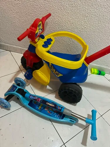 Vendo velocípede e Patinete infantil