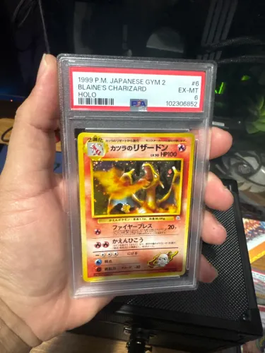 Pokemon Blaines Charizard 1999 PSA6