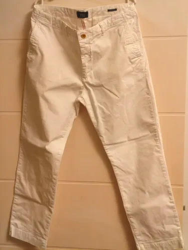Calça Richards custom fit branca 44