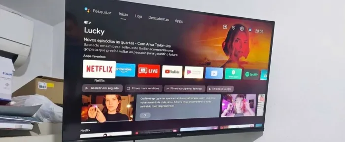 Tv tcl semi nova