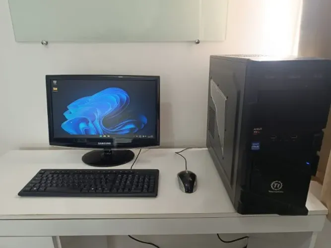 Computador Completo Com Monitor AMD FX-6300 Six-Core 8gb RAM 120GB SSD + 500GB HD