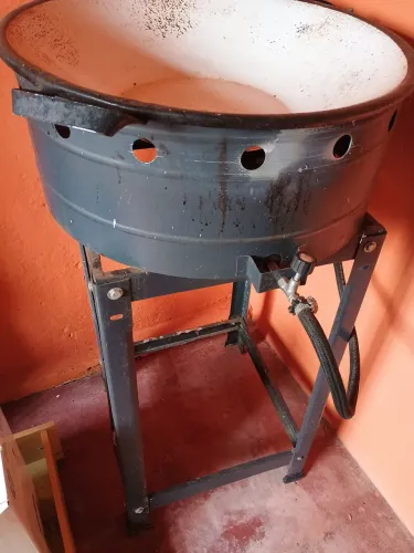 Tacho de frituras a gás