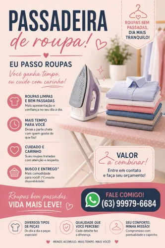 Passadeira de roupa