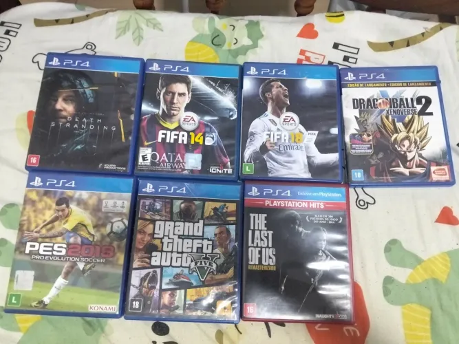 Jogos de ps4, aceito trocas tbm 