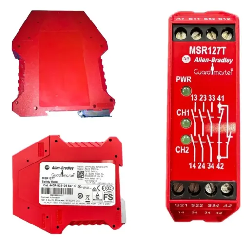 RELÉ DE SEGURANÇA ALLEN BRADLEY MSR127T