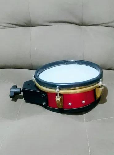 Pad 8" Staff Drum Dual Zone ( aro e pele) Bateria eletrônica 