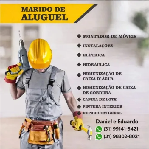 Marido de aluguel e excelente em obras
