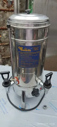 Cafeteira MONARCA INOX industrial 3 litros elétrica"LEIA"