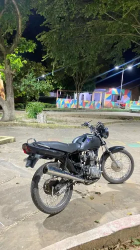 Honda cg 125 2007 preta no preçin