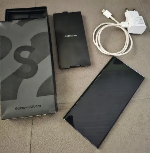 S22 Ultra 5G 256GB na Caixa - Aceito cartão