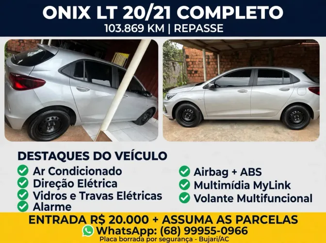 Chevrolet Onix Hatch LT 1.0 12V Flex Mec. 4P 2020