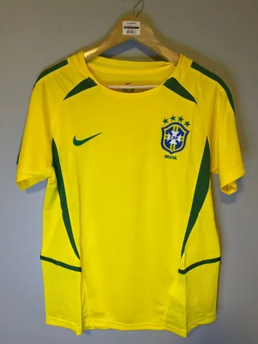 Camisa do Brasil 2002 -Amarela