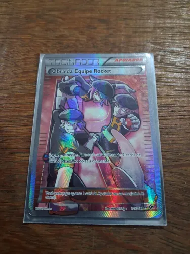 Carta Pokémon - Obra da Equipe Rocket
