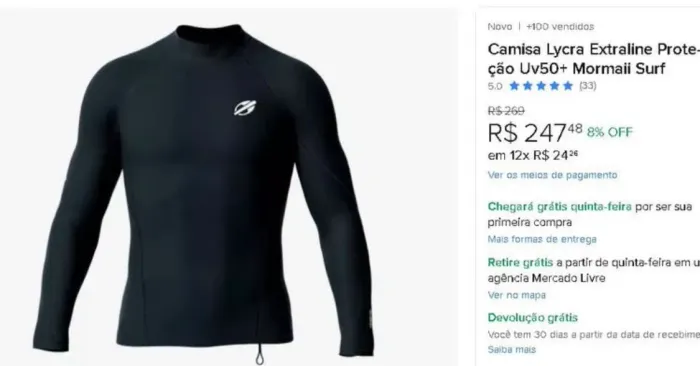 Wetsuit Surf Neoprene Mormaii "M" Extraline 0.5