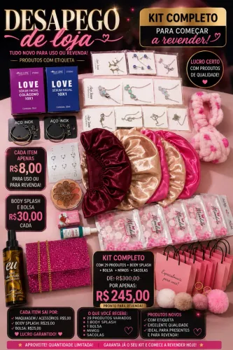 Kit de maquiagem pra revender 