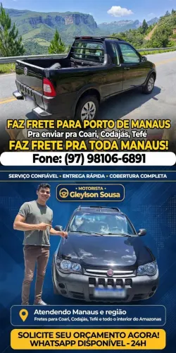 Fazemos frete em Manaus, motorista confiável e responsável, faça seu orçamento!