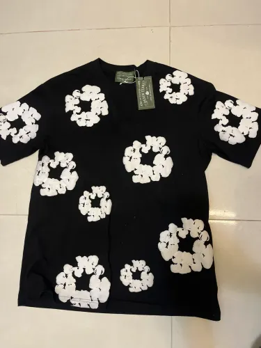 Camisa Denim Tears em relevo