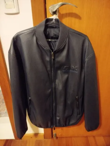 Casaco Couro Armani Exchange